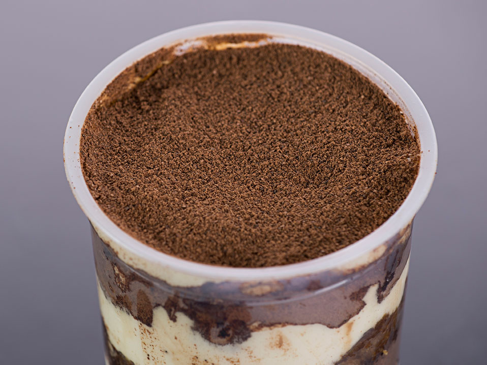 Postre individual Tiramisú